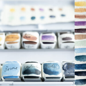 Adventurer -  12 half pan set in a folding metal palette